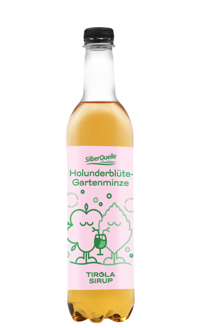 Tirola Sirup <br> Holunderblüte-Gartenminze