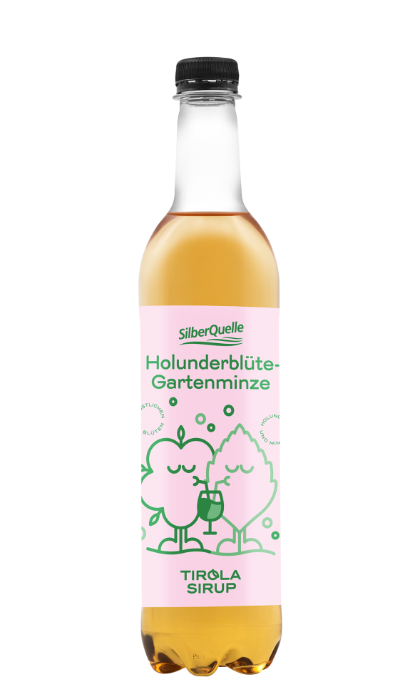 Tirola Sirup <br> Holunderblüte-Gartenminze