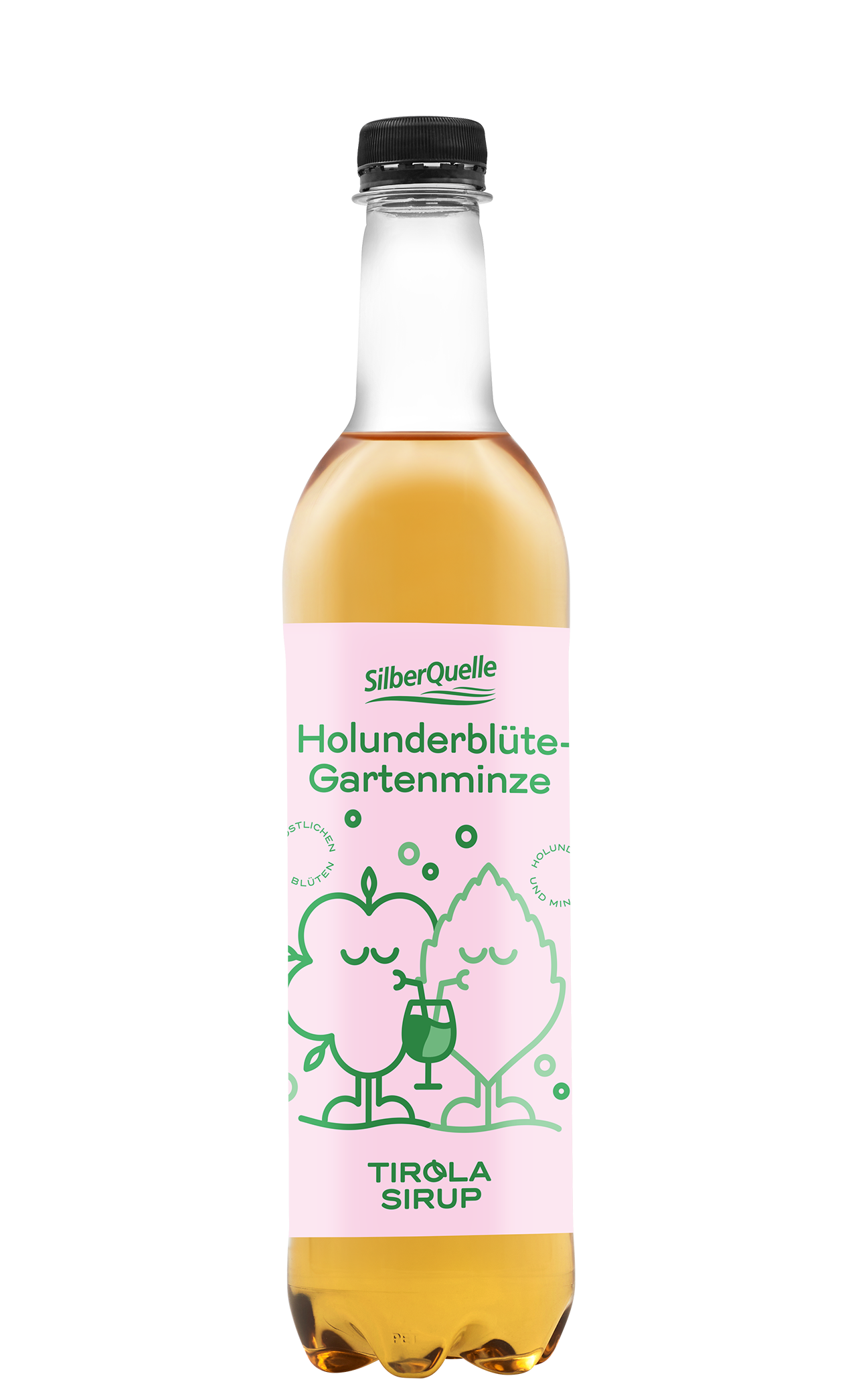 SilberQuelle Sirup <br> Holunderblüte-Gartenminze