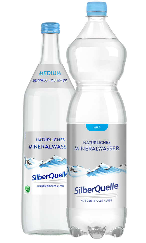 Natürliches Mineralwasser mild