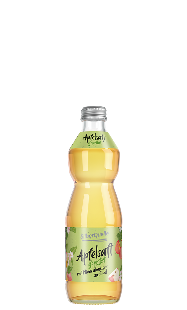 Fruchtiger Genuss Apfelsaft g’spritzt