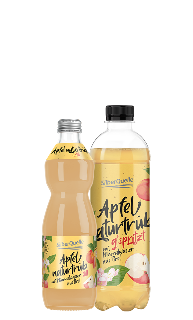Fruchtiger Genuss – Apfel naturtrüb g’spritzt/still